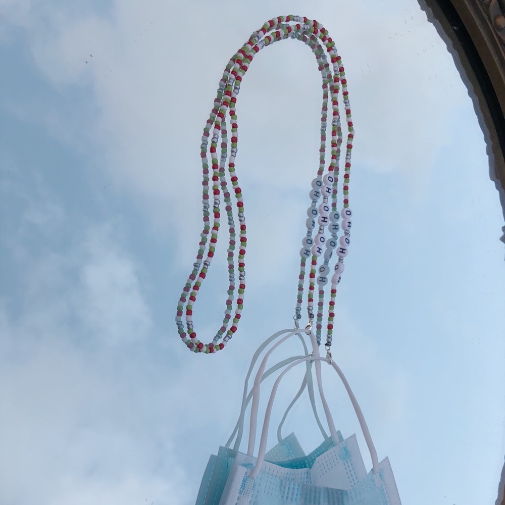 Mask Holder Necklace Chain Holder